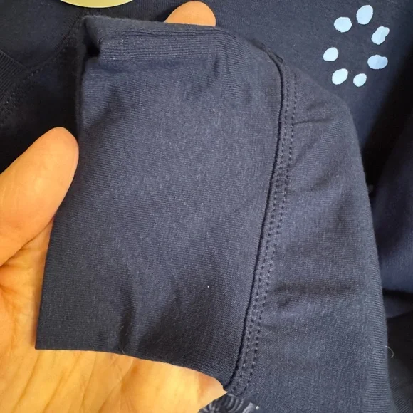 New With Tags, Beautiful Navy Women's Tunic, Size 14, 3/4 Sleeves & V-Neckline - Picture 11 of 17